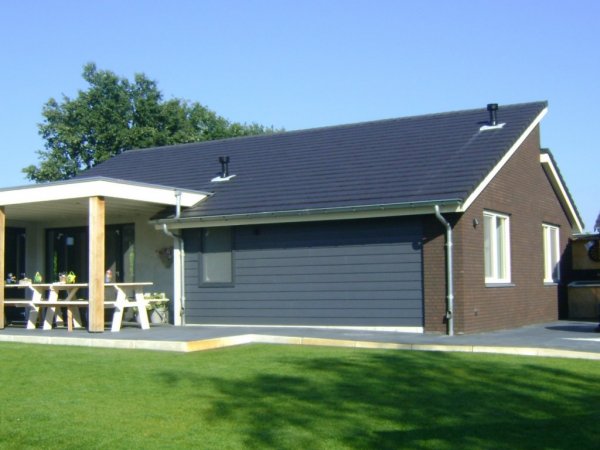 Achteraanzicht vakantiehuis