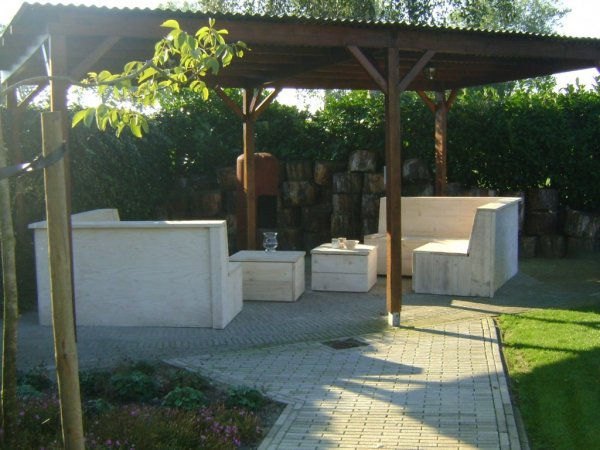 Louncheset   tuinhaard