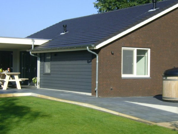 Achteraanzicht vakantiehuis